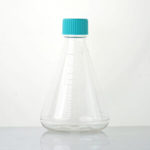 1000mL Erlenmeyer Flask-PETG-flat-784001-784011 Small Size Erlenmeyer Flasks, Vent Cap, Sterile