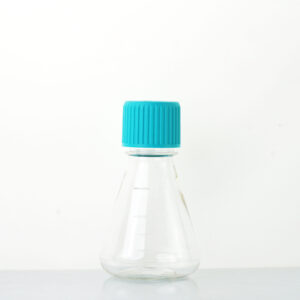 125mL Erlenmeyer Flask-PETG-flat-781001-781011 Small Size Erlenmeyer Flasks, Vent Cap, Sterile