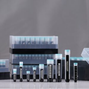 DSC0492121 3-Code SBS Cryogenic Vials, External Thread, Racked