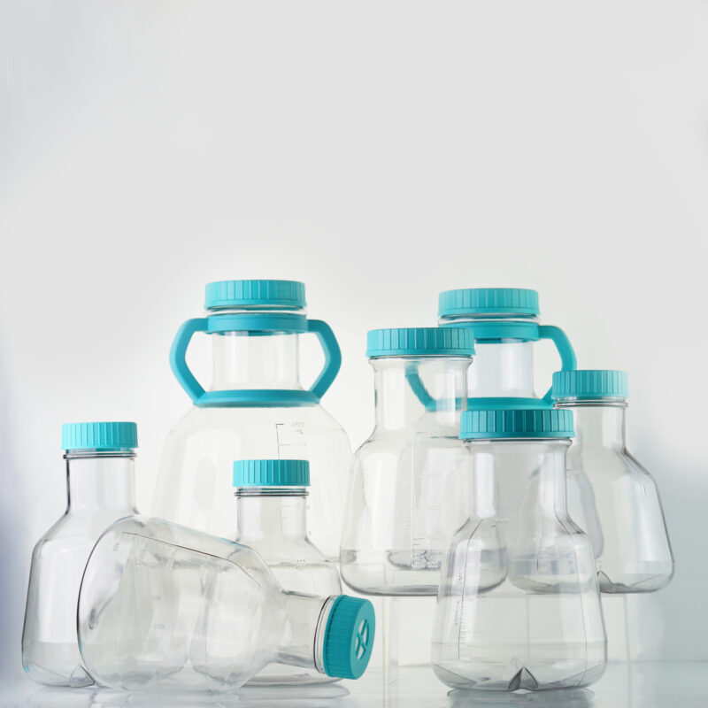 High Efficiency Erlenmeyer Flasks, Vent Cap, TC Treated, Sterile