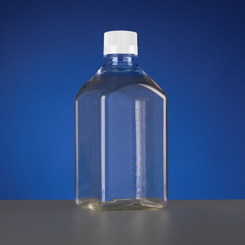1 l Square Storage Bottles, Double-layer Large Packaging