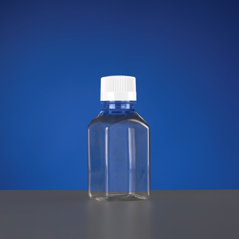 250ml PET_PETG_PC方形试剂瓶 Square Storage Bottles, Double-layer Large Packaging