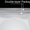 Double-layer Packaging Square Storage Bottles, Double-layer Packaging
