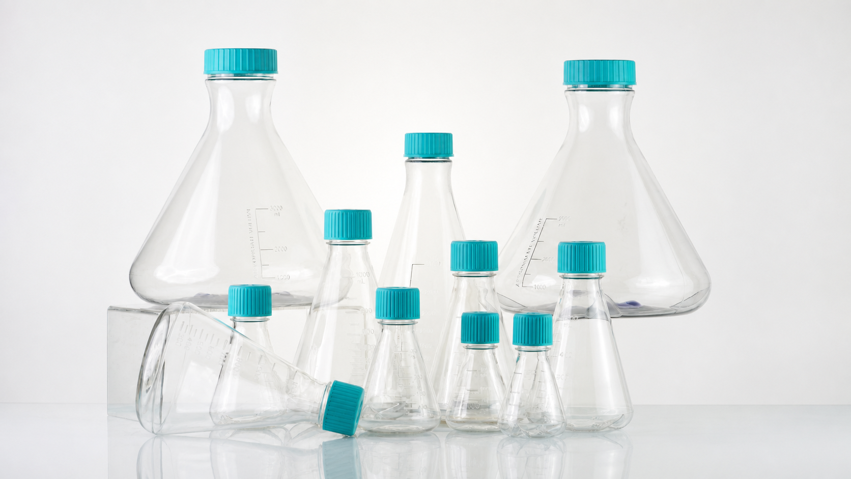 Range of small-size Erlenmeyer flask configurations